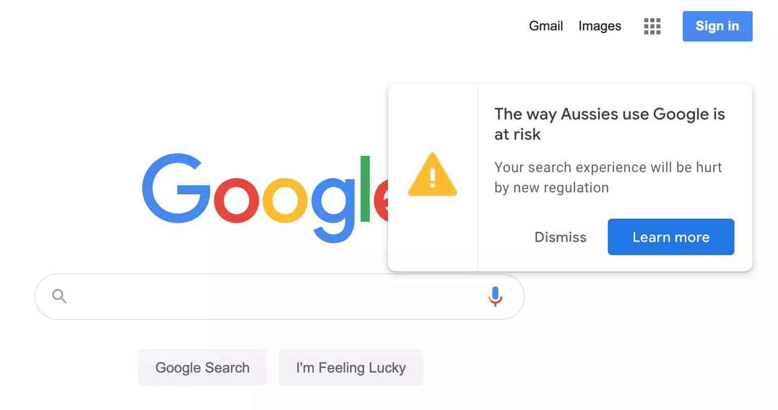 GOOGLE VS AUSTRALIA. HOW DOES THE NEW MEDIA REGULATION LAW IMPACT YOUR BUSINESS GOOGLE RANKING ?